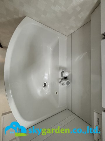 キャッスル東海大学前マンションの洗面所