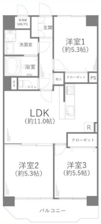 小田急線「百合ヶ丘」ライオンズガーデン百合ヶ丘の画像