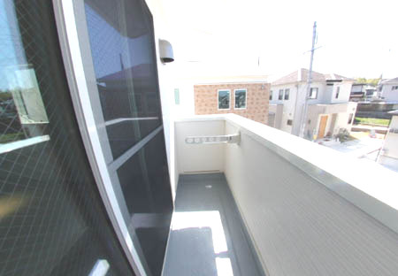 アルミック山荘のバルコニー|広々としたバルコニーです