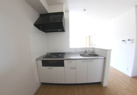 アルミック山荘のキッチン|キッチンです