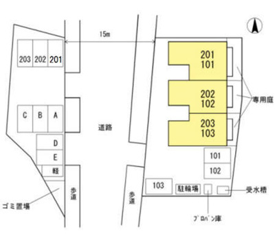 【区画図】 | セジュールたつみ