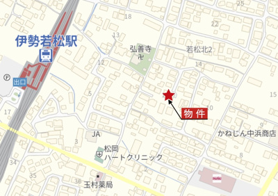 【地図】 | 鈴鹿市若松北2丁目 | 詳細Map