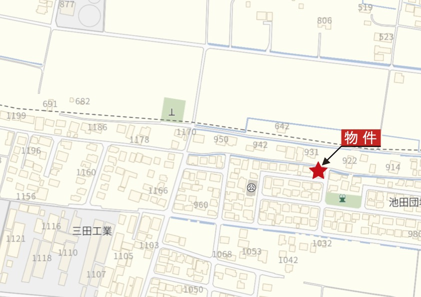 鈴鹿市池田町の地図|詳細Map