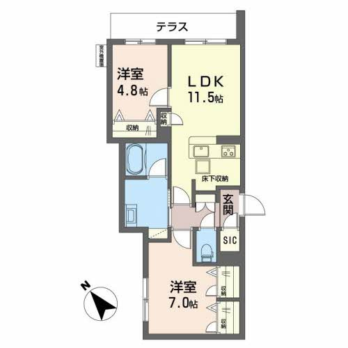 siestaの間取り