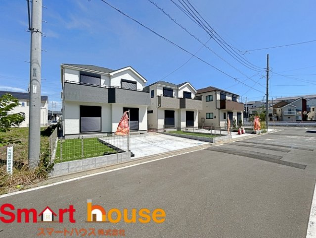 大和市福田　新築5棟の前面道路含む現地写真