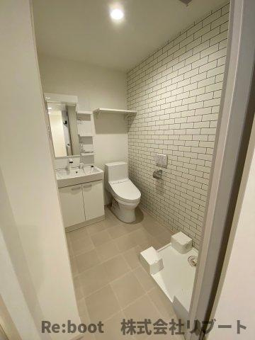 中山パークスイートの洗面所