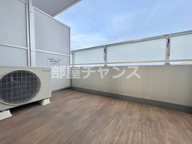 La Douceur黒川Ⅱのバルコニー