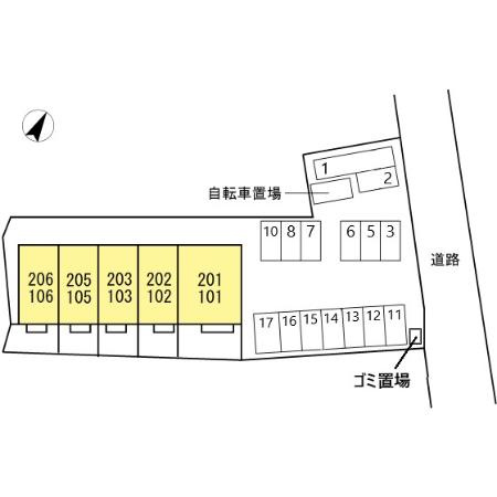 SECONDライムの区画図