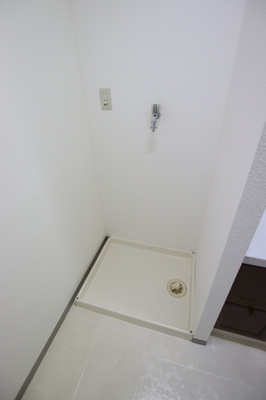 室内洗濯機置き場♪