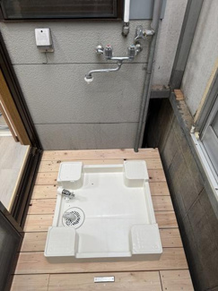 【独立洗面台】 | 洗濯防水パン