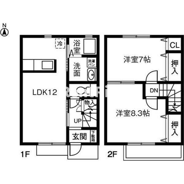Garden Village Fの間取り