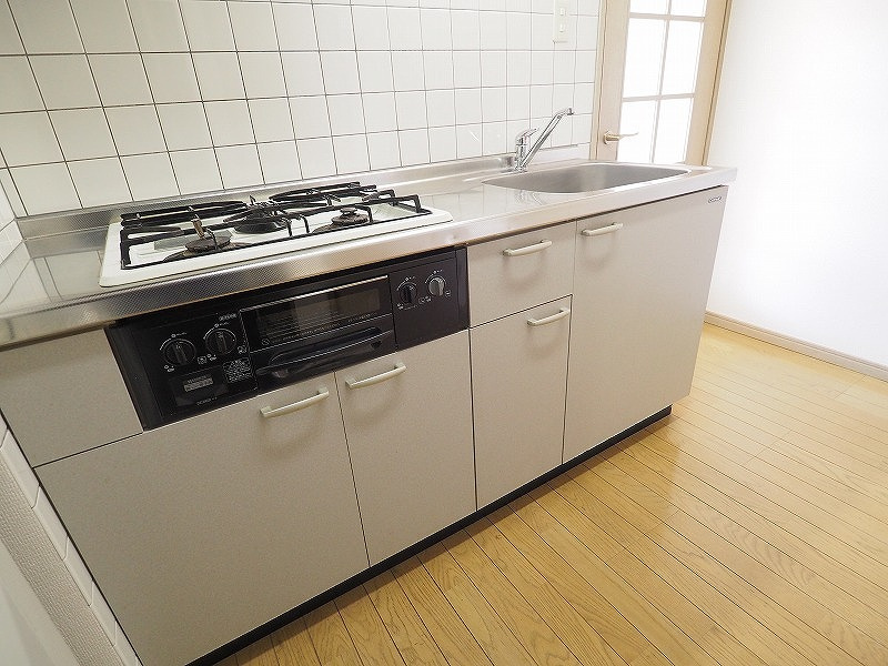 高崎市箕郷町下芝のアパートのキッチン