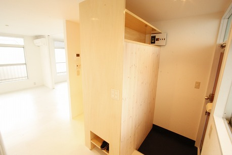 さくらコーポの玄関