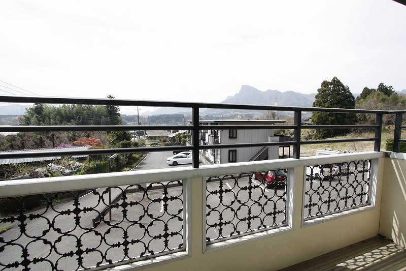 コーポラス第一のバルコニー