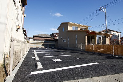 昭和町月極駐車場の外観