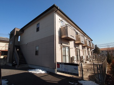 高崎市浜尻町のアパートの外観