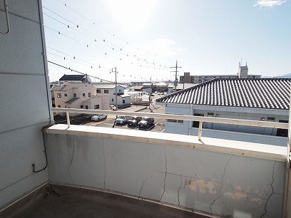 アンビアンス001のバルコニー