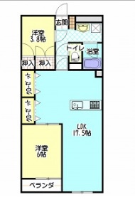 アンビアンス001の間取り