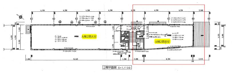 守山市吉身４丁目の店舗事務所の区画図