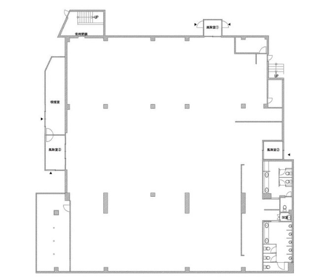 大津市皇子が丘３丁目の店舗一部の区画図