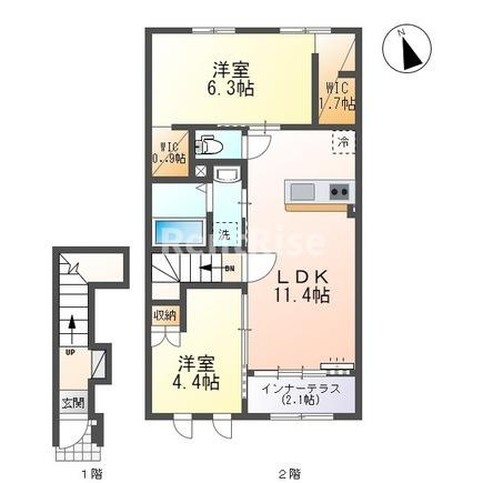 リコリスの間取り|間取図