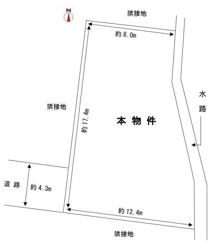 伏石町　土地1