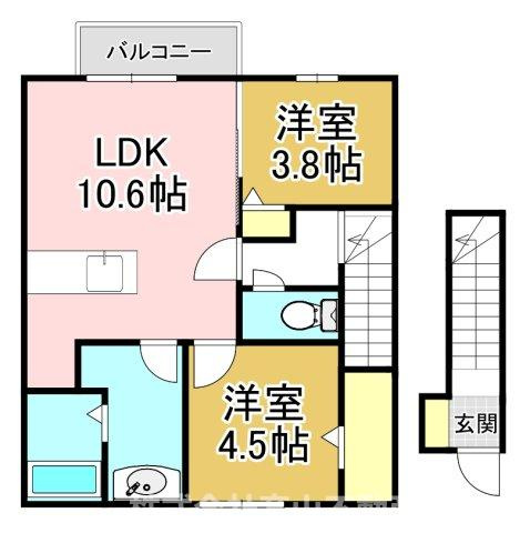 Droomたかむら　A棟の間取り