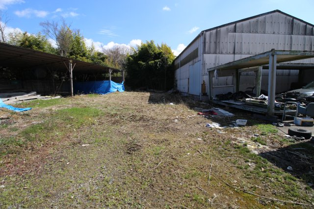 桜川市真壁町古城の外観|奥に広く使いやすい形状です！