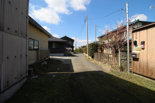 桜川市真壁町古城の周辺|進入路を対象地側から撮影しました！