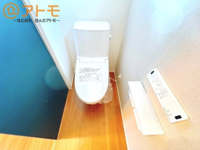 【トイレ】 | 清水区北脇新田　新築戸建　B区画 | 年代を問わず使いやすい洗浄機能付きのトイレ♪