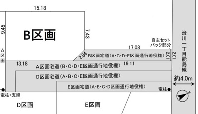 【区画図】 | 清水区北脇新田　新築戸建　B区画 | ３台駐車可能！
ゆったりスペースで、駐車も楽ちん♪
