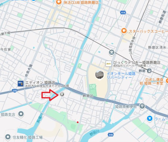 【地図】 | 姫路市飾磨区細江　中古戸建