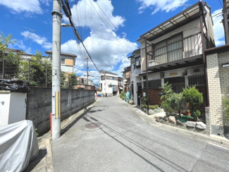【前面道路含む現地写真】 | 右京区西京極徳大寺団子田町　建築条件付