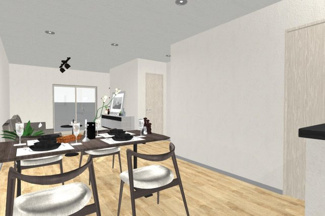 【完成予想図】 | 右京区西京極徳大寺団子田町　建築条件付 | イメージパース