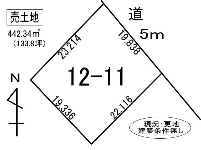 登別市登別東町5丁目12-11　土地