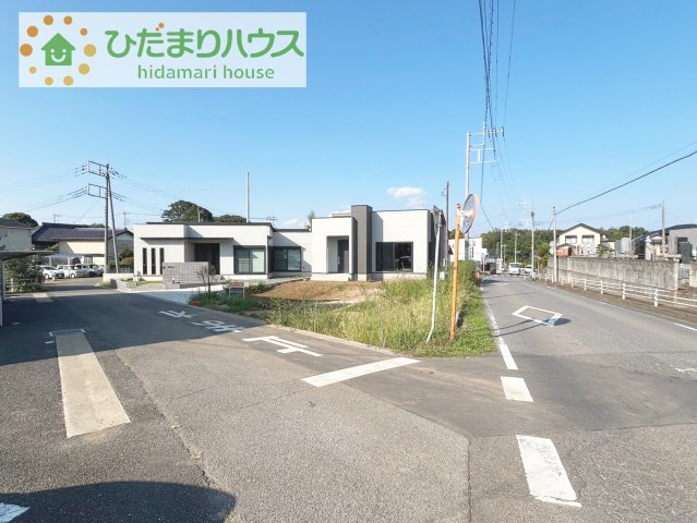 【前面道路含む現地写真】 | つくば市大角豆　新築戸建 | 角地につき日当たり・風通し良好です☆
