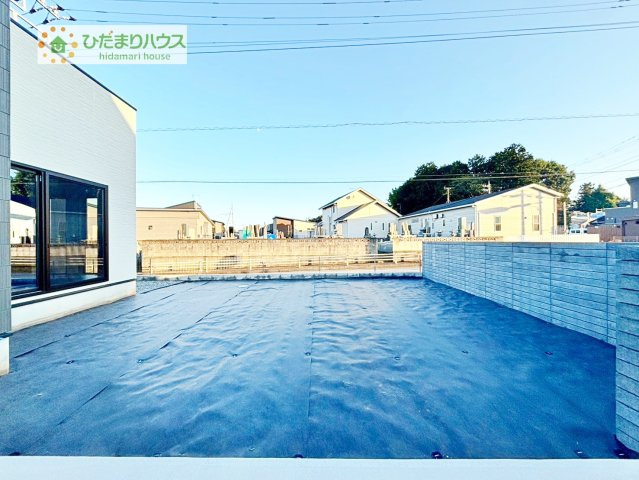 【庭】 | つくば市大角豆　新築戸建 | お庭付物件になります！お庭遊びや、プールなどお子様も大喜び(^^)