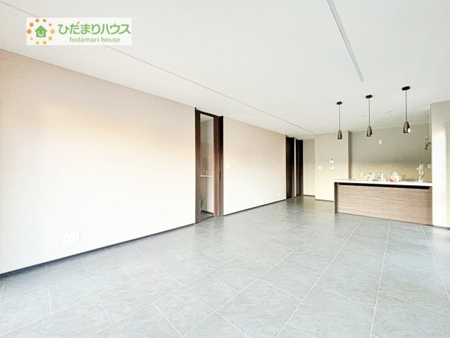 【居間・リビング】 | つくば市大角豆　新築戸建 | お友達や親戚とホームパーティもいいですね(*^^*ｃ