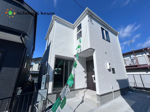 上尾市瓦葺15期　新築戸建　グラファーレ01の外観|現地写真