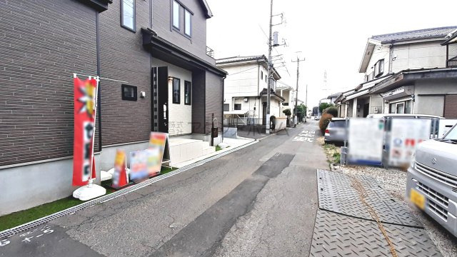 入間市小谷田1丁目・全1棟　新築一戸建　～閑静な住宅街～の前面道路含む現地写真