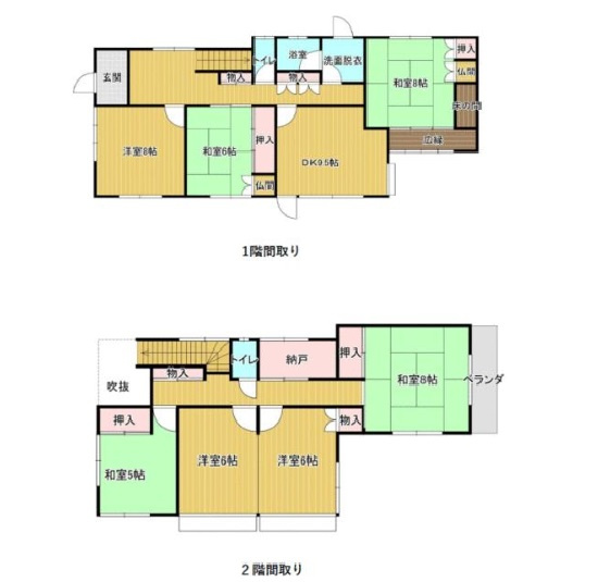 【間取り】 | 間取りは6DKになります。