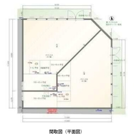 (仮称)奉行前町テナントの間取り