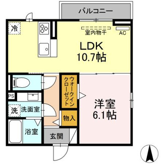 【間取り】 | セレスティア助光　D棟