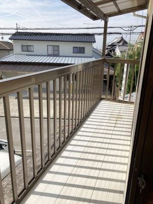 【バルコニー】 | 畑寺戸建て借家