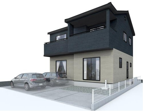 ブルーミングガーデン　岡山市南区並木町2丁目(第5)【仲介手数料無料】の外観パース