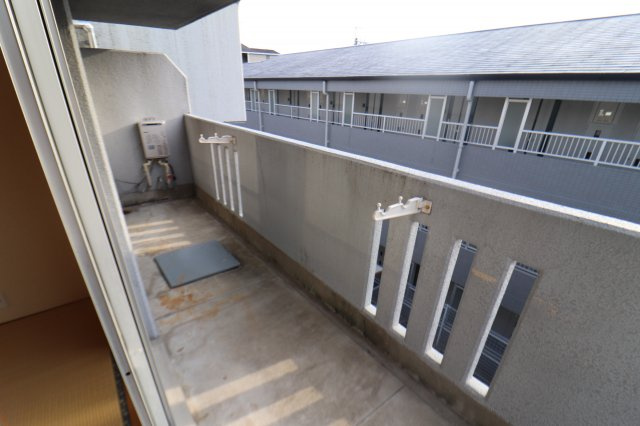 ハイツ杉本のバルコニー