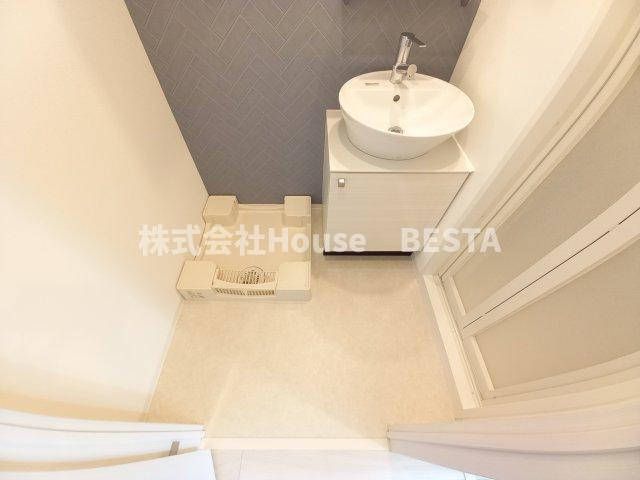 エスリード神戸大倉山ヒルズの洗面所