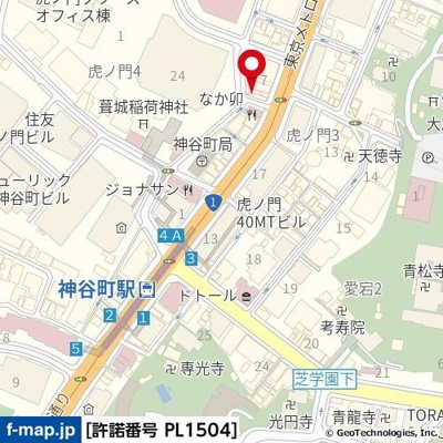 【地図】 | デュオ・スカーラ虎ノ門