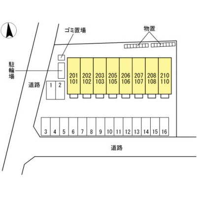 【区画図】 | メゾンピュール