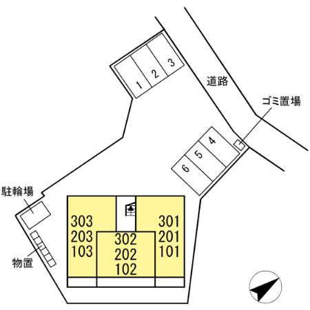 セレスティア天神の区画図